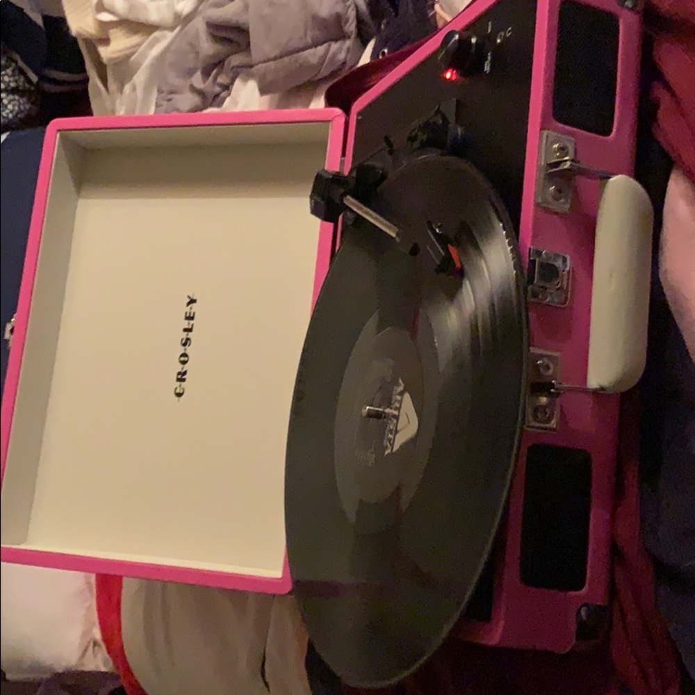 Hot Pink Crosley